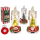 OOTB LED-Kerze mit Weihnachts-Szenerie Acryl/Dolomite