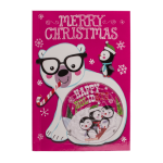 OOTB Geschenkkarte mit Kugelspiel Xmas