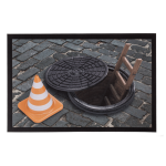 OOTB Outdoor Fußmatte Kanaldeckel 40 x 60 cm