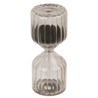 Glas-Sanduhr, 10 Minuten Pause.