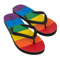 Flip Flops, Rainbow, Pride, Größe 36/37