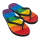 Flip Flops, Rainbow, Pride, Größe 36/37