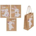 OOTB Papier-Geschenktüte Hase 18 x 8 x 23  cm