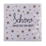 OOTB Papier-Servietten Schön dass Du da bist