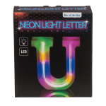 OOTB Neon-Leuchtbuchstabe U Höhe:16 cm