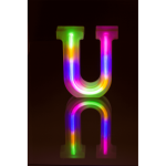 OOTB Neon-Leuchtbuchstabe U Höhe:16 cm