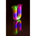 OOTB Neon-Leuchtbuchstabe U Höhe:16 cm