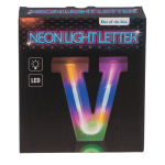 OOTB Neon-Leuchtbuchstabe V Höhe:16 cm