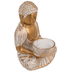 OOTB Deko-Figur Buddha mit Teelichthalter