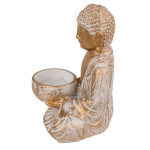 OOTB Deko-Figur Buddha mit Teelichthalter