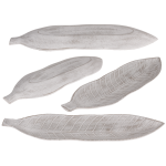 OOTB Holz-Deko-Tablett Blatt ca. 535 x 16 x 4 cm
