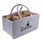 OOTB Graue Filztasche für Kaminholz Zuhause