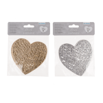 OOTB PVC Untersetzer Herz ca. 11 x 11 cm