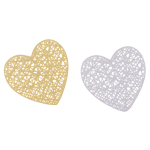 OOTB PVC Untersetzer Herz ca. 11 x 11 cm