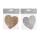 OOTB PVC Untersetzer Herz ca. 11 x 11 cm