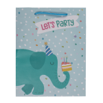 OOTB Papier-Geschenktüte Geburtstags-Tiere