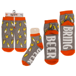 OOTB Socken mit ABS-Sohle Bring Beer...