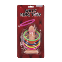 Ringwurf-Spiel, Penis, mit 6 Ringen,