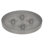 OOTB Rundes Metall-Tablett II D:25 cm mit 4