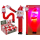 OOTB Stretch-Schlauch Santa mit LED inkl. 3 x LR41