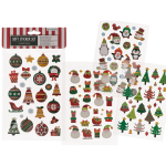 OOTB Weihnachts-Soft-Sticker-Set Bogengröße 14...