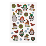 OOTB Weihnachts-Soft-Sticker-Set Bogengröße 14 x 25 cm