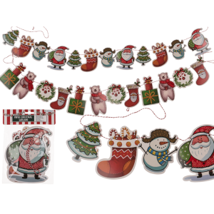 OOTB Papier-Weihnachtsgirlanden Motive 26 x 17cm