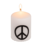 OOTB Stumpenkerze Peace