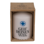 OOTB Stumpenkerze Geh Deinen Weg