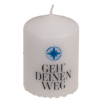 OOTB Stumpenkerze Geh Deinen Weg