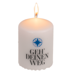 OOTB Stumpenkerze Geh Deinen Weg