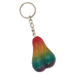 OOTB Metall-Schlüsselanhänger Regenbogen-Testikel