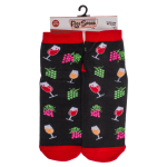 OOTB Socken mit ABS-Sohle Wine Time Einheitsgröße