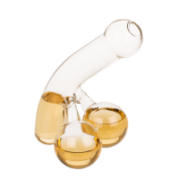 Glas-Dekanter, Penis,12 x 20 cm,