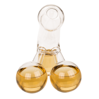Glas-Dekanter, Penis,12 x 20 cm,