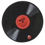 OOTB Deko-Teppich Schallplatte Best of all time music