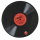 OOTB Deko-Teppich Schallplatte Best of all time music