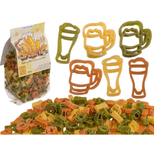 OOTB Dreifarbige Hartweizengrießnudeln Bierform