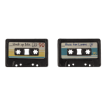 OOTB Kühlschrank-Magnet Retro-Kassette