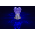 OOTB Glitter-Leuchte „Herz“ mit rotem Glitter
