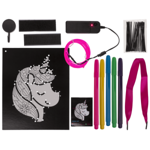 OOTB Einhorn Neon-Wandbild