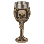 OOTB Becher Totenkopf mit Edelstahleinsatz