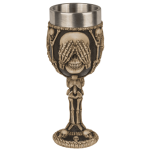 OOTB Becher Totenkopf mit Edelstahleinsatz