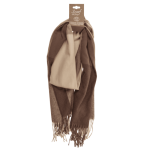 OOTB Karierter Schal mit Fransen 65 x 180 cm