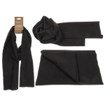 OOTB Unifarbener Schal schwarz 30 x 170 cm
