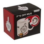 OOTB Becher Fuck off aus Keramik 8 x 10 cm