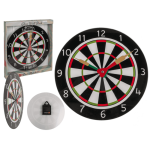 OOTB Glas-Wanduhr Dartscheibe D: 30 cm