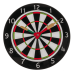 OOTB Glas-Wanduhr Dartscheibe D: 30 cm