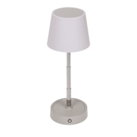Teleskop-Tischleuchte mit LED, dimmbar,