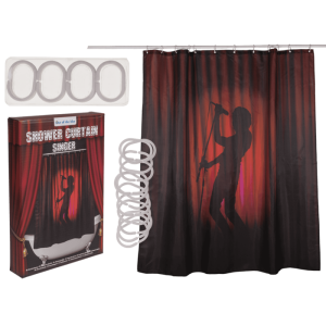 OOTB Duschvorhang Singer Silhouette 180 x 180 cm